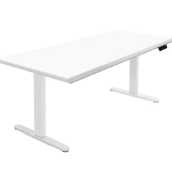 Hot Dual Motor 72"W Electric Adjustable Standing Desk, White (MI-18124) Standing Desks