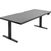 Sale Dual Motor 72"W Electric Adjustable Standing Desk, Black (MI-18122) Standing Desks
