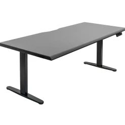 Sale Dual Motor 72"W Electric Adjustable Standing Desk, Black (MI-18122) Standing Desks