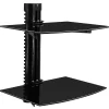 New Floating Wall Mounted Shelf Bracket Stand, Black (MI-892) Shelving