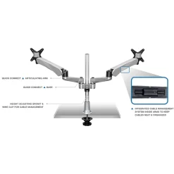 Mount-It! Modular Adjustable Monitor Mount, Up to 27