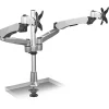 Mount-It! Modular Desk Mount Adjustable Monitor Arm, Up to 24" Monitors, Gray/Silver (MI-45111)* Monitor Mounts & Stands