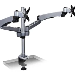 Mount-It! Modular Spring Arm Adjustable Monitor Arm, Up to 27" Monitors, Silver (MI-45116S)* Monitor Mounts & Stands