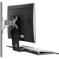 Mount-It! Monitor and Keyboard Wall Mount Bracket, Standing Workstation with Floating Keyboard, VESA Mount Required (MI-7917)* Monitor Mounts & Stands