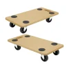 Hand Trucks & Dollies<Mount-It! Small Platform Mover Dolly, 220 lb. Capacity, Light Brown, 2/Pack (MI-927)