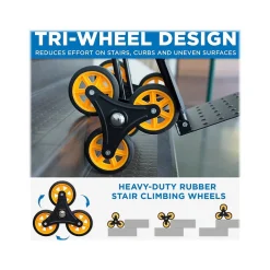 Hand Trucks & Dollies<Mount-It! Stair Climber Hand Truck and Dolly, 264 lb. Capacity, Black/Yellow (MI-913)