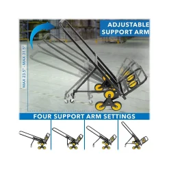 Hand Trucks & Dollies<Mount-It! Stair Climber Hand Truck, 330 lb. Capacity, Black/Yellow (MI-924)
