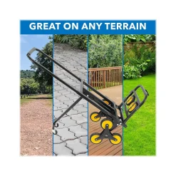 Hand Trucks & Dollies<Mount-It! Stair Climber Hand Truck, 330 lb. Capacity, Black/Yellow (MI-924)