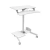 Online 28"W Adjustable Steel Standing Desk, White (MI-7979W) Standing Desks