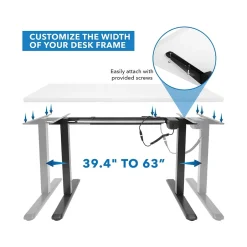 Best 48"W Electric Adjustable Standing Desk, (MI-18063) Standing Desks
