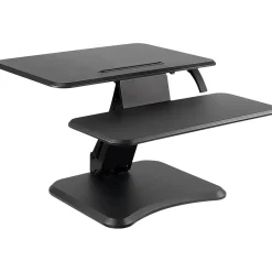 Discount 25"W Manual Adjustable Standing Desk Converter, Black (MI-7957) Standing Desks