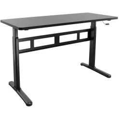 Best 55"W Manual Adjustable Standing Desk, Black (MI-7981) Standing Desks