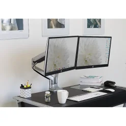 Mount-It! Mount-lt! Adjustable Dual Monitor Arm Mount, Up To 32