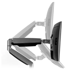 Mount-It! Mount-lt! Adjustable Dual Monitor Arm Mount, Up To 32