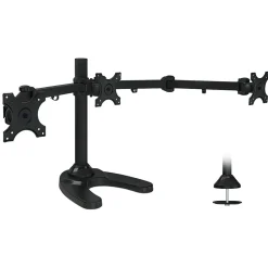 Mount-It! Mount-lt! Adjustable Monitor Mount, Up to 24", Black (MI-789)* Monitor Mounts & Stands