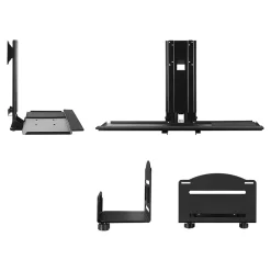Mount-It! Mount-lt! Adjustable Monitor and Keyboard Wall Mount, Up to 32", Black (MI-7919)* Monitor Mounts & Stands