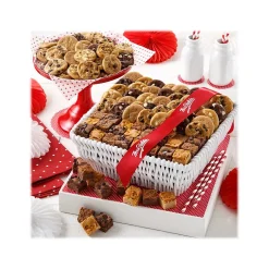 Cookies<Mrs. Fields Nibblers Cookie and Brownie Bite Basket Variety Pack, 67.2 oz., (ST21EVBSKT023)