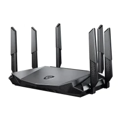 MSI RadiX AX6600 Tri Band MU-MIMO WiFi 6 Gaming Router, Black (RADIXAX6600)* Wi-Fi Routers