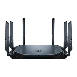 MSI RadiX AX6600 Tri Band MU-MIMO WiFi 6 Gaming Router, Black (RADIXAX6600)* Wi-Fi Routers