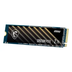 MSI SPATIUM M390 2TB M.2 PCIe Gen 3 NVMe 1.4 Internal Solid-State Drive, 3D-NAND (SM390N2TB)* Solid State Drives