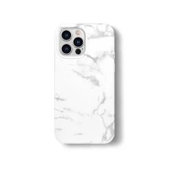 Cell Phone Cases<MVMT White Marble Snap Case for iPhone 13 Pro (IC7686MB-3P-WHA)