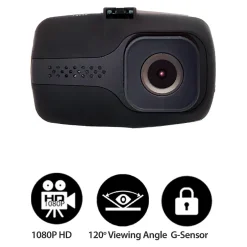Cameras & Camcorders<Adesso myGEKOgear Orbit 110 2.1 Megapixel Vehicle Camera, Black (GO1108G)