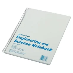 National Brand Engineering & Science 1-Subject Computation Notebooks, 8.5" x 11", Quad, 60 Sheets, Gray/Silver (33610) Hot