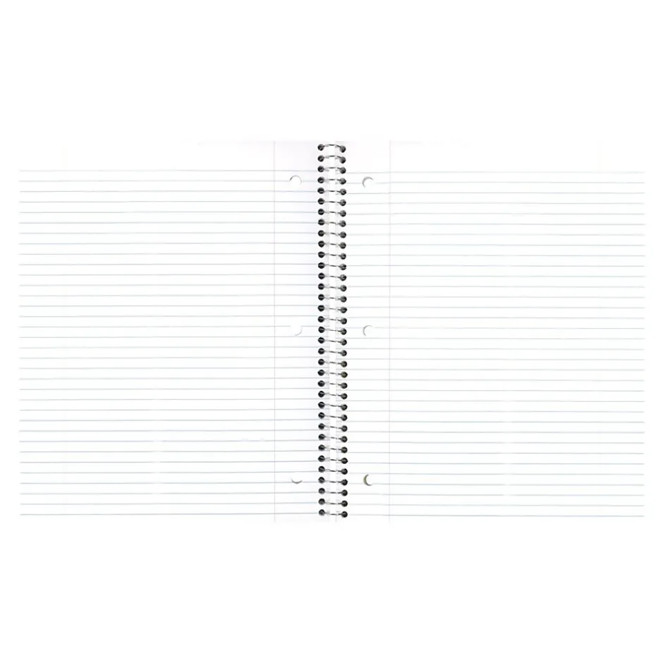 National Brand Kolor Kraft 1-Subject Notebooks, 8.86" x 11", College Ruled, 80 Sheets, Each (RED33709) Outlet