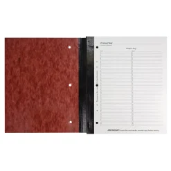 National Brand Laboratory 1-Subject Computation Notebooks, 9.25" x 11", Quad, 200 Sheets, Brown (43649)