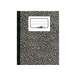 National Brand 1-Subject Composition Notebooks, 7.87" x 10", College Ruled, 80 Sheets, Black (43461) Sale