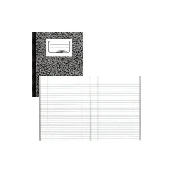 National Brand 1-Subject Composition Notebooks, 7.87" x 10", College Ruled, 80 Sheets, Black (43461) Sale