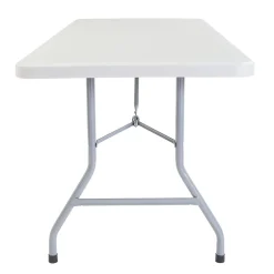 Sale BT3000 Series 6' x 30" Plastic Folding Table, Speckled Gray (BT3072) Folding Tables