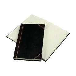 Online National Texhide Series Record Book, 8.75" x 14.25", Black, 150 Sheets/Book (57131) Accounting & Record Journals