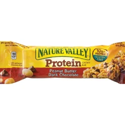 Snacks & Granola Bars<Nature Valley Chewy Gluten Free Peanut Butter Dark Chocolate Protein Bar, 1.42 oz., 18 Bars/Box (220-00451)
