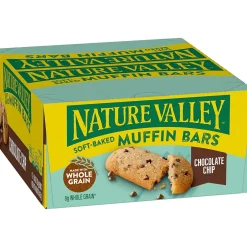 Snacks & Granola Bars<Nature Valley Chocolate Chip Soft-Baked Muffin Bar, 1.24 oz., Dozen (20667000)