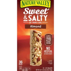 Snacks & Granola Bars<Nature Valley Sweet & Salty Almond Granola Bar, 1.2 oz., 36 Bars/Box (GEM12977)