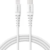 Power Cables<Naztech 14138 4 ft. Fast Charge MFi Lightning to USB-C Cable, White