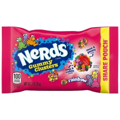 Gummy & Chewy Candy<Nerds Rainbow Gummy Clusters Share Pack, 3 oz, 12/PK (220-02360)