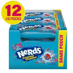Gummy & Chewy Candy<Nerds Very Berry Gummy Clusters Share Pack, 3 oz, 12/PK (220-02361)
