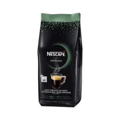 Coffee<Nescafe Espresso Whole Bean Coffee, Medium Roast, 35.27 oz., 6/Carton (12338492)