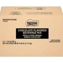 Cocoa<Nestle Milano Rich Chocolate Hot Cocoa, 28 oz., 4/Carton (416818)
