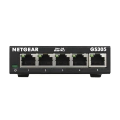 Netgear 300 Series 5-Port Gigabit Ethernet Unmanaged Switch, Black (GS305-300PAS)* Ethernet Switches & Splitters