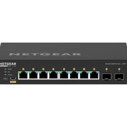Netgear AV Line 8-Port Gigabit Ethernet Managed Switch, Black (GSM4210PX-100NAS)* Ethernet Switches & Splitters
