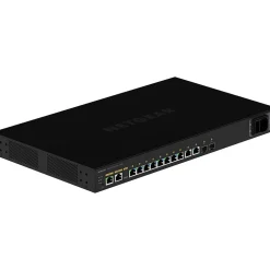 Netgear AV Line 10-Port Gigabit Ethernet Managed Switch, Black (GSM4212UX-100NAS)* Ethernet Switches & Splitters