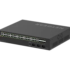 Netgear AV Line 40-Port Gigabit Ethernet Managed Switch, Black (GSM4248UX-100NAS)* Ethernet Switches & Splitters