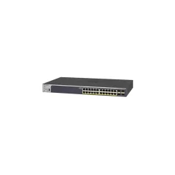 Netgear GS728TXPv3 24-Port Gigabit Ethernet PoE+ Managed Switch, Gray (GS728TXP-300NAS)* Ethernet Switches & Splitters