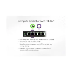 Netgear Plus 8-Port Gigabit Ethernet Managed Switch, Gray (MS108EUP-100NAS)* Ethernet Switches & Splitters