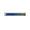 Netgear 16-Port Gigabit Ethernet PoE Unmanaged Switch, 10/100/1000 Mbps, Black/Blue (GS516UP-100NAS)* Ethernet Switches & Splitters