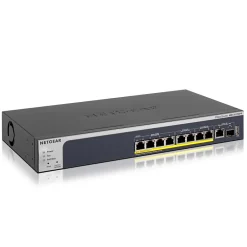 Netgear 10-Port Gigabit Ethernet Smart Switch, Blue (MS510TXPP-100NAS)* Ethernet Switches & Splitters