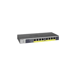 Netgear 8-Port Gigabit Ethernet Unmanaged Switch, Black/Gray (GS108PP-100NAS)* Ethernet Switches & Splitters